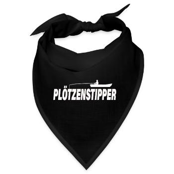 PLÖTZENSTIPPER - Bandana - Schwarz - Vorne
