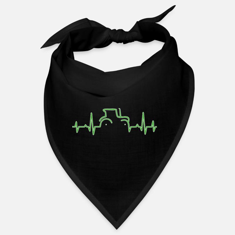CARDIOGRAM TRACTOR Green Bandana