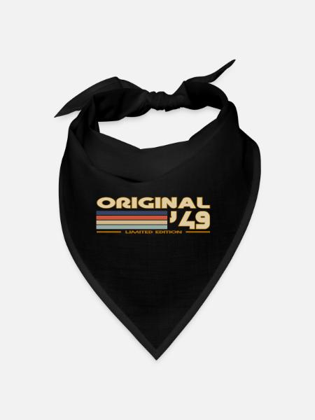1949 - Bandana - Schwarz - Vorne