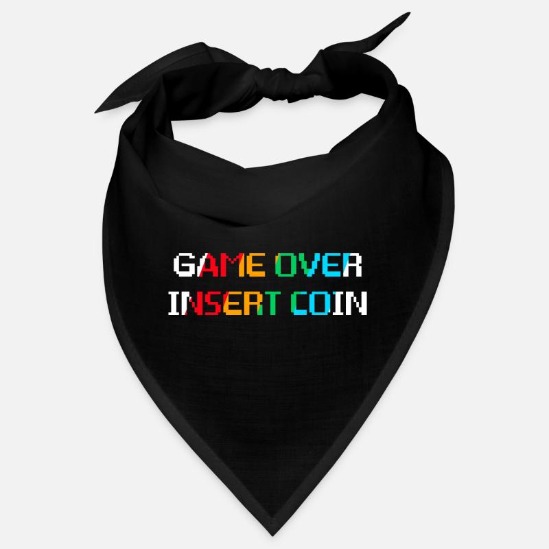 Game Over Insert Coin (dark) Bandana