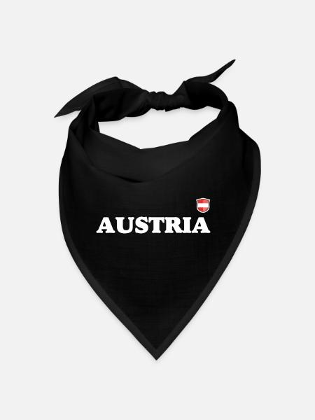 Autriche - Bandana - noir - Devant