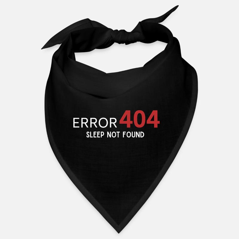 Error 404 Sleep Not Found – Pattern for Developers Bandana