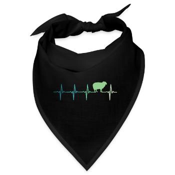 Schafsherzschlag Schaf, Schaf, Schaf - Bandana - Schwarz - Vorne