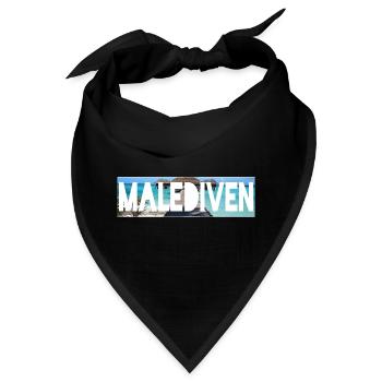 malediven - Bandana - Schwarz - Vorne