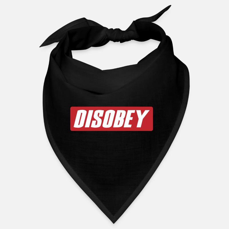 Désobéir Couleurs modifiables Bandana