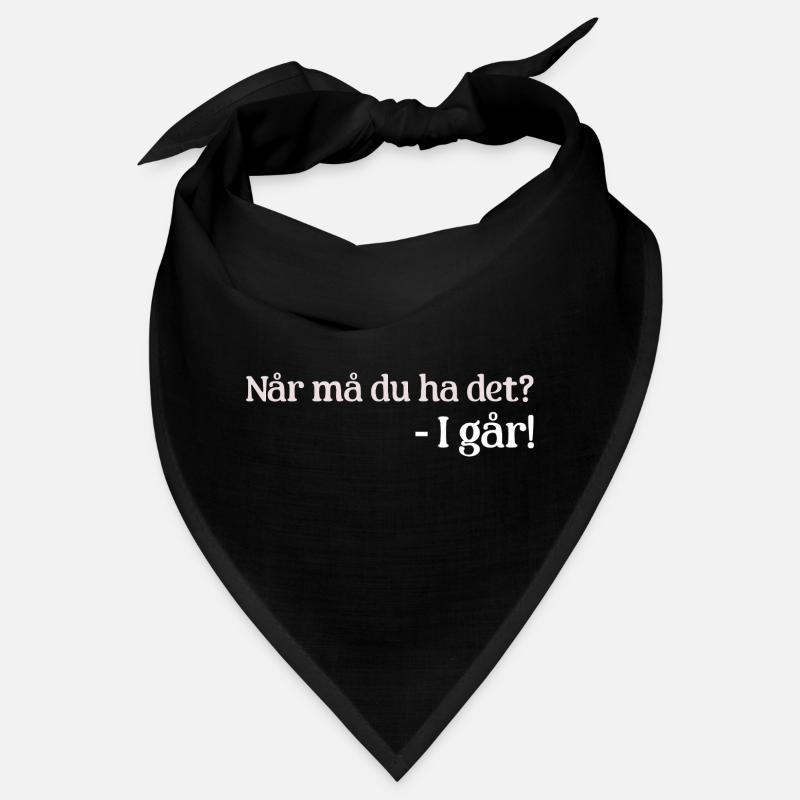 Gestern - Bandana - Schwarz