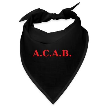 ACAB - Bandana - Schwarz - Vorne