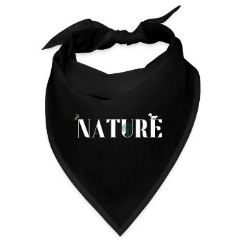 Natur - Bandana - Schwarz - Vorne