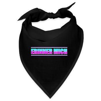Erinner Mich zum Feiern - Bandana - Schwarz - Vorne