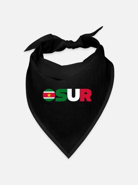 Suriname - Bandana - black - Front