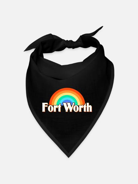 Fort Worth - Bandana - Schwarz - Vorne