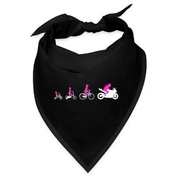 Evolution Supersportler Motorrad Damen Superbike - Bandana - Schwarz - Vorne