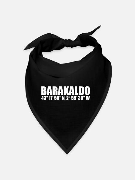 Barakaldo Koordinaten - Bandana - Schwarz - Vorne