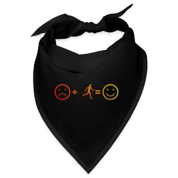 Walker Damen Walken Herren Nordic Walking - Bandana - Schwarz - Vorne