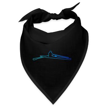 Herren Rowing Rudern Ruderer Damen - Bandana - Schwarz - Vorne