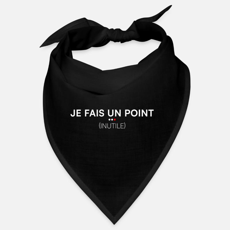 I'm making a point, useless office humor Bandana