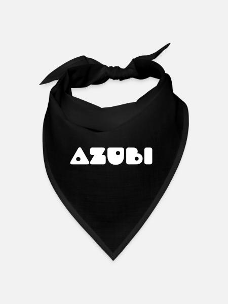 Azubi Tshirt - Bandana - Schwarz