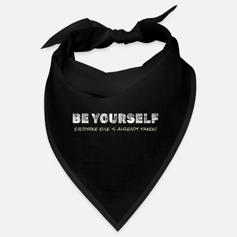 Be Yourself – Motivational Tee Bandana