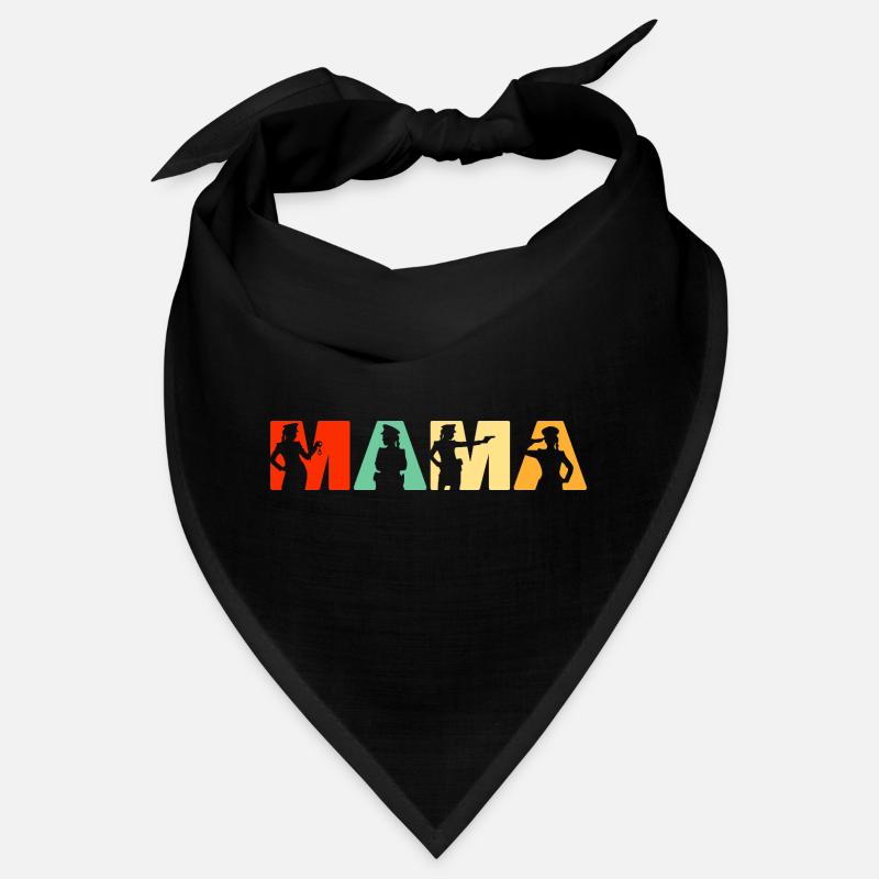 Police Mama Application de la loi Mère Rétro Bandana