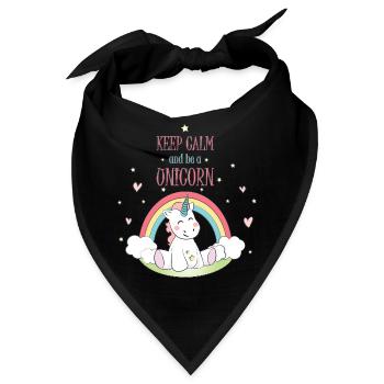 Unicorn - Bandana - Schwarz - Vorne