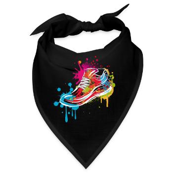 Sneaker Graffiti - Bandana - Schwarz - Vorne