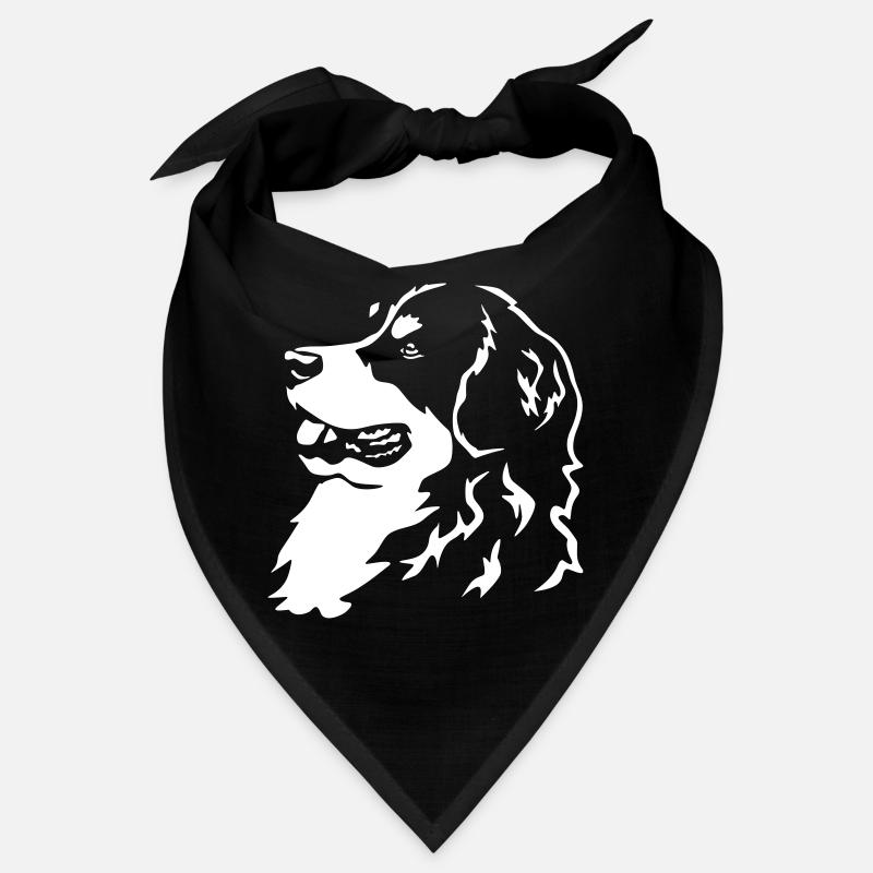 Berner Sennenhund Kopf "Black Edition" Bandana
