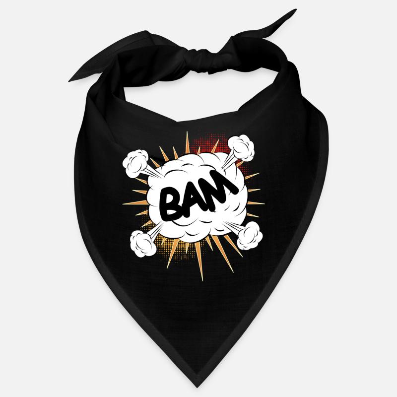 Bam comic fight cloud pour vos propres textes et motifs Bandana