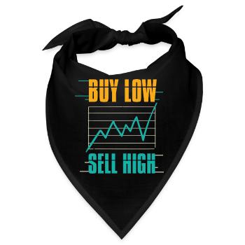 Stock Market Trading Stock Trading Traders - Bandana - Schwarz - Vorne