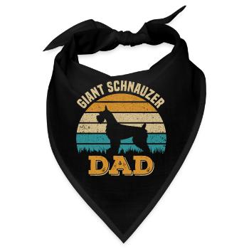 Schnauzer - Bandana - Schwarz - Vorne
