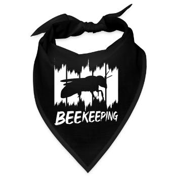 Bienenzucht - Bandana - Schwarz - Vorne