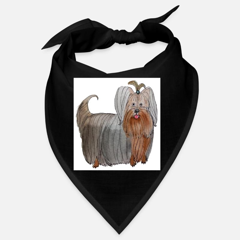 Yorkshire terrier Sticker Bandana