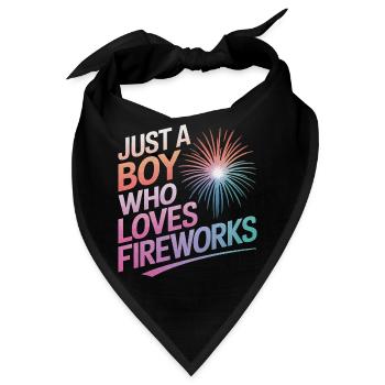 Pyrotechniker Feuerwerk Pyrotechnik - Bandana - Schwarz - Vorne