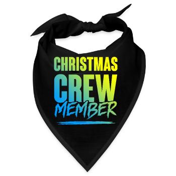 Christmas Crew - Bandana - Schwarz - Vorne