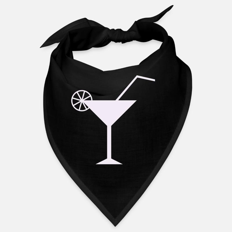 Elegant Lemon Cocktail Design Bandana