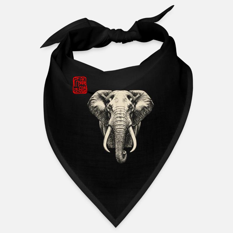 Éléphant asiatique Bandana