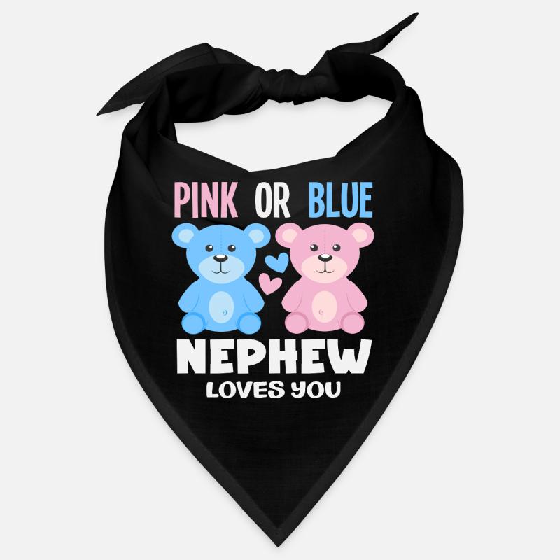 Pink Oder Blau Neffe Liebt Dich Bandana