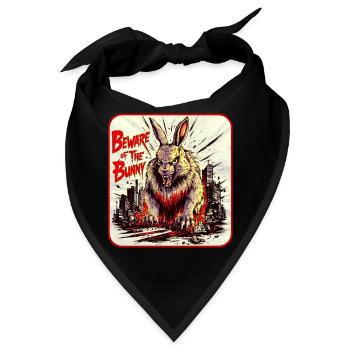 Horror Hase Fun - Bandana - Schwarz - Vorne