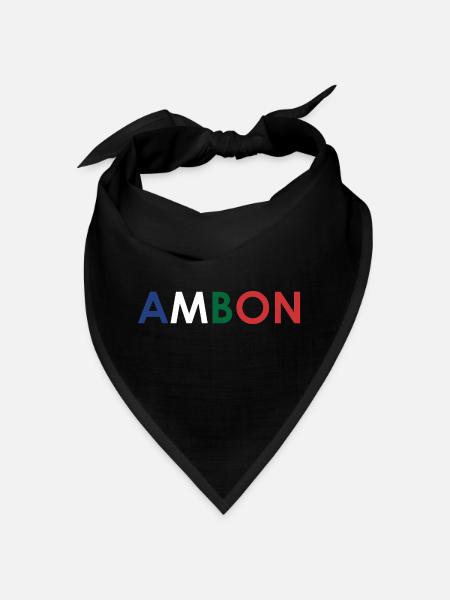 Ambon RMS - Bandana - black - Front