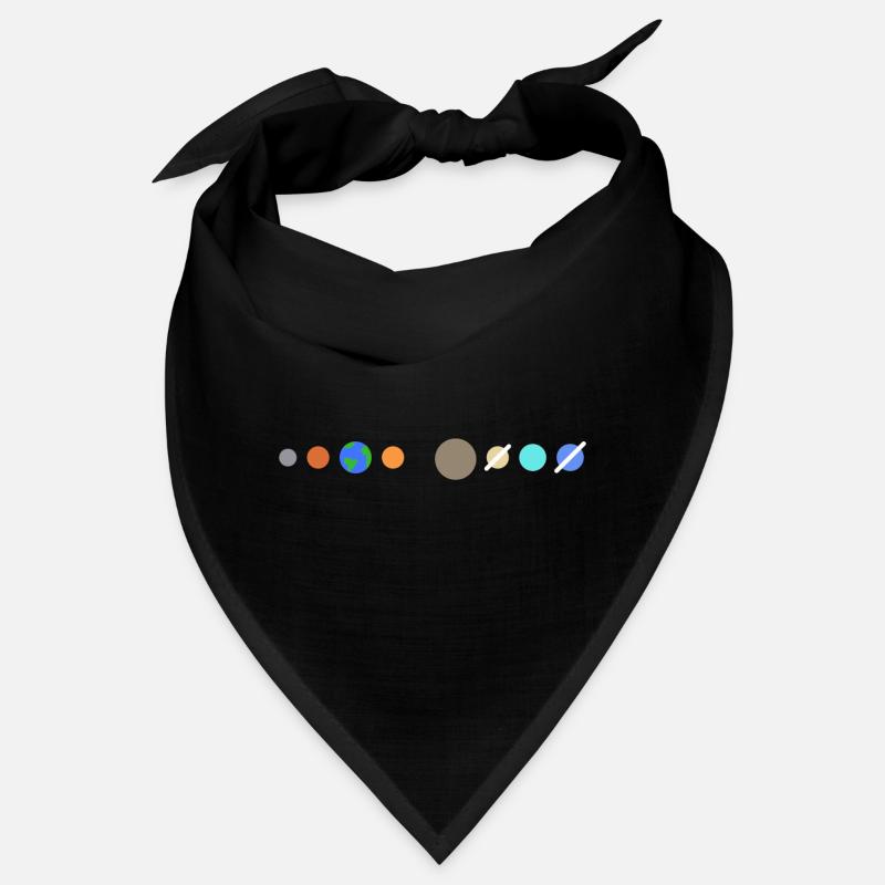 Solar system planets - Bandana - black