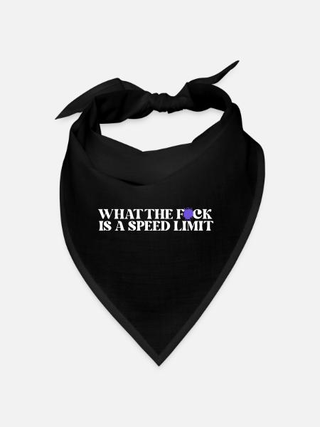 Auto - Bandana - Schwarz - Vorne