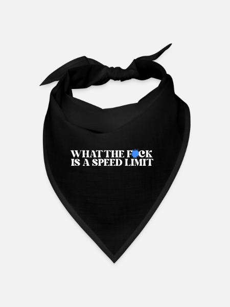 Auto - Bandana - Schwarz - Vorne