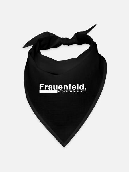 Frauenfeld Koordinaten Thurgau Thurgauer - Bandana - Schwarz - Vorne