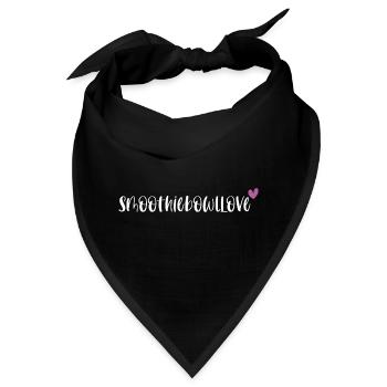 Smoothie Bowl Foodie Smoothiebowllove Geschenk - Bandana - Schwarz - Vorne