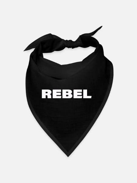 REBEL - Bandana - black