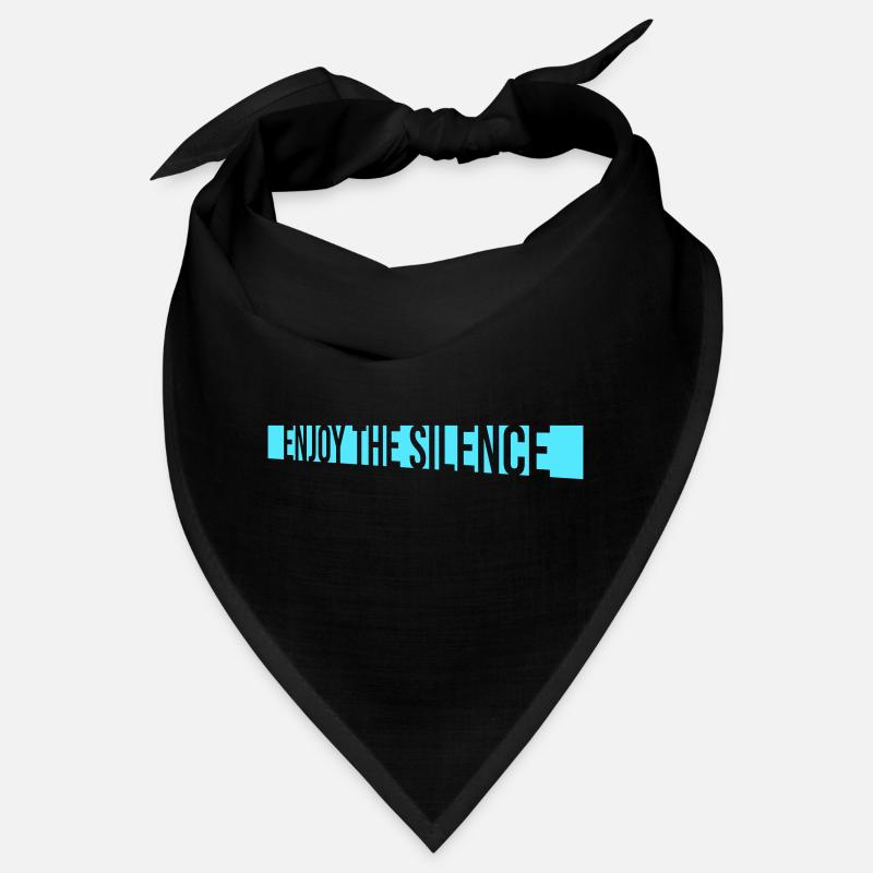 Enjoy The Silence Saying Calm Silence Introvert Bandana