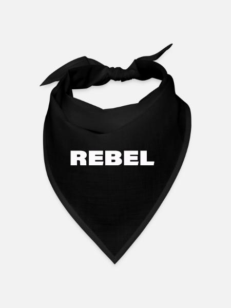 Rebel - Bandana - black - Front