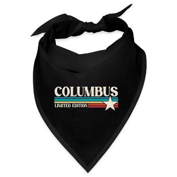Columbus Ohio - Bandana - Schwarz - Vorne