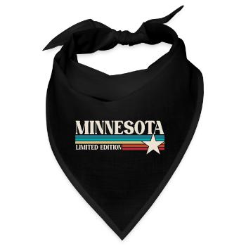 Minnesota - Bandana - Schwarz - Vorne