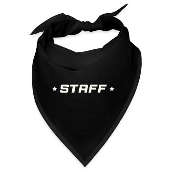 Staff - Bandana - Schwarz - Vorne