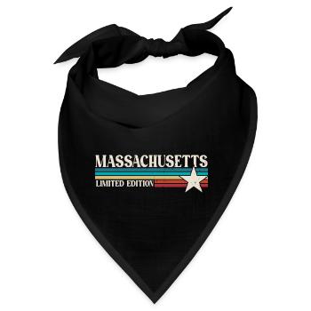 Massachusetts - Bandana - Schwarz - Vorne